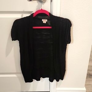 Mossimo light sweater black size small